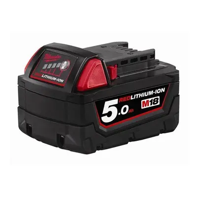 Milwaukee M18 B5 REDLITHIUM-ION Slide Battery Pack Volt 5.0Ah Li-Ion