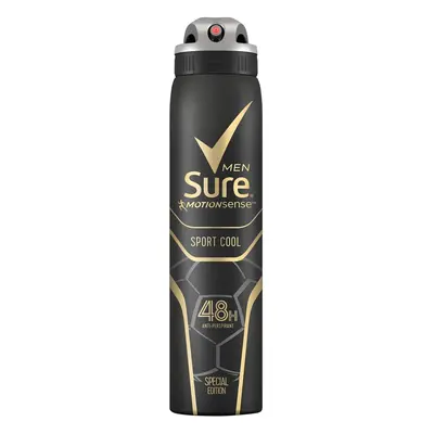 Sure Men Anti-Perspirant, Sport Cool, Aerosol, 1-Month Supply (6 x ml)