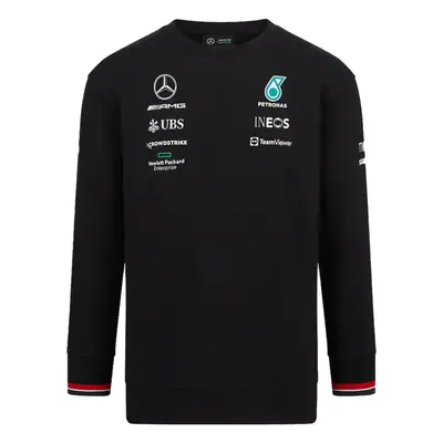 (L) Mercedes Team Crew Sweat (Black)