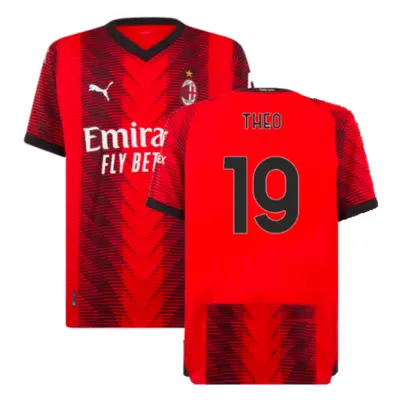 (M) AC Milan Home Authentic Shirt (Theo 19)