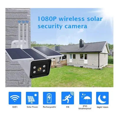 WiFi Solar Powered Camera APP Camera Smart Life Camera IP66 Waterproof Outdoor Remote Control