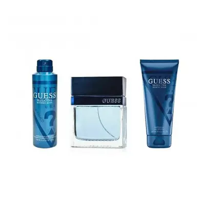 Guess Seductive Blue Pcs Set For Men: 3.4 Eau De Toilette Spray + 6.7 Shower Gel + Oz Body Spray