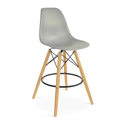 (LIGHT GREY ) Classic Design Eiffel Tower Inspired Bar stool