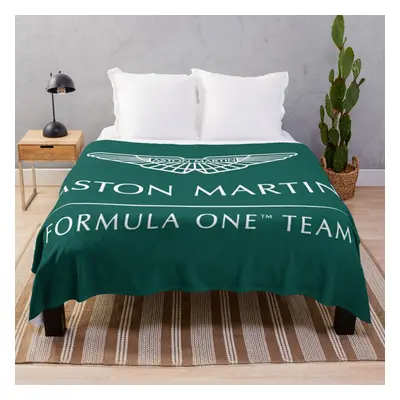 Fleece Throw Blanket Aston Martin F1 for Sofa Couch Kids x Inches