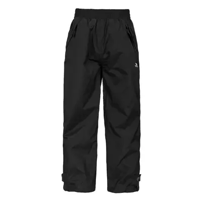 (9-10 Years, Black) Trespass Kids Waterproof Trousers Windproof