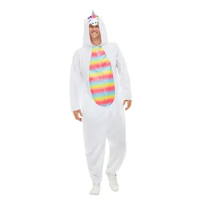 (M, White) Smiffys Unisex Adult Unicorn Costume