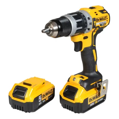 DEWALT XR Brushless G2 Combi Drill 18v & x 5.0Ah & x 4.0Ah Li-Ion Batteries