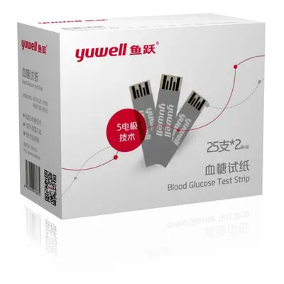 (100 strip lancet) Yuwell Diabetes Glucometer Test Strips Suitable For 720 740 Blood Glucose Met