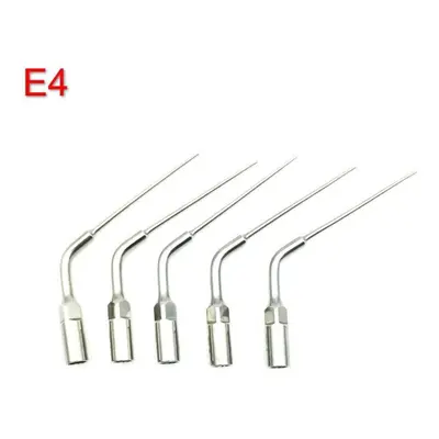 (as the picture) 5pcs Dental Endo Tip E4 Endodontic Tips For Ems And Woodpecker Ultrasonic Denta