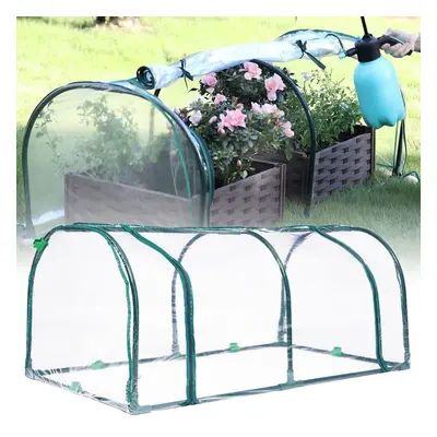 (2 Zipper Doors) 120/180/270cm Greenhouse Flower Garden Shed Outdoor House Canopy Complete Plant