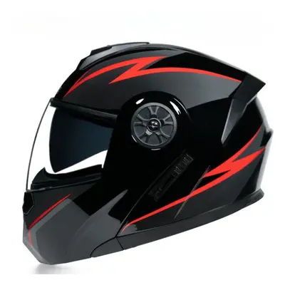 (red, Sï¼55-56ï¼) Open Face Motorcycle 3/4 Helmet All Season For Men And Women Electric Bicycl