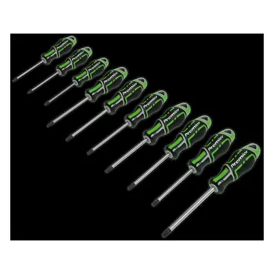 Screwdriver Set 10pc TRX-Star* GripMAX® - Hi-Vis Green