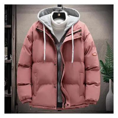 (pink, L) New Men&apos;s Casual Fashion Winter Outdoor Sportwears Jacket Casual Womens Jacket