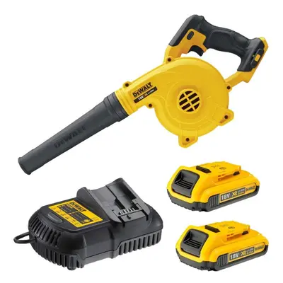 Dewalt DCV100D2 18v XR Compact Leaf Blower DCV100 + x 2ah Batteries + Charger