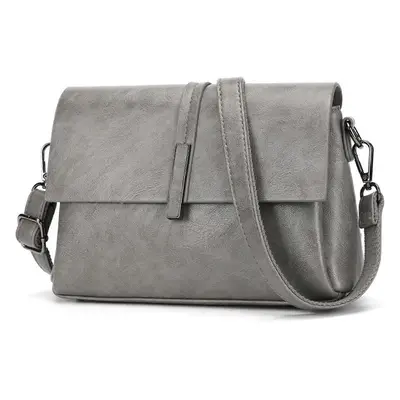 (Gray) Crossbody Bags for Women, PU Leather Purses Trendy Designer Handbags Evening Clutch Shoul