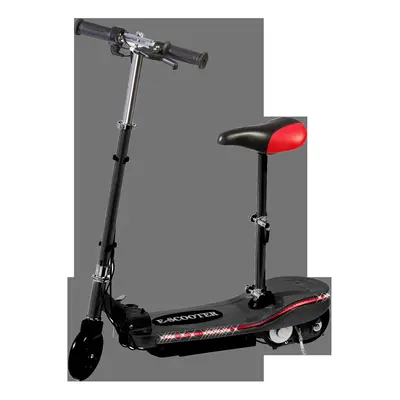 (LED Lights, Black) Eskooter Kids' 120W Adjustable Electric Scooter