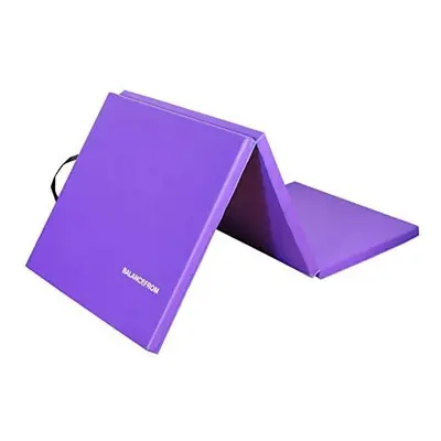 BalanceFrom 1.5" Thick Tri-Fold Folding Exercise Mat with Carrying Handles for MMA, Gymnastics a