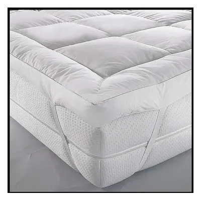 (Super-King) Luxury Mattress Topper Microfiber Extra Deep (Thickness 5CM) Microlite Box Construc