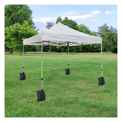 (White) 3x3M Heavy Duty Pop Up Gazebo Canopy Marquee Commercial Market Stall