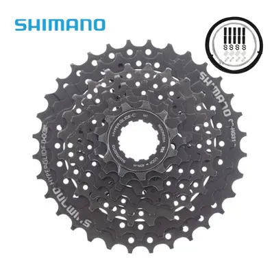 (11-32T-Black) Shimano HG31 Speed 32/34T Mountain Bike Cassette+Gear shift kit