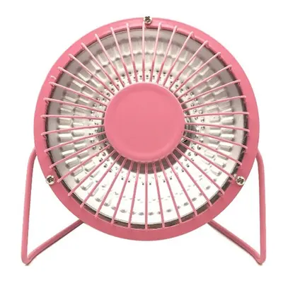 (Pink, inch) 220V Portable Quartz Tube Space Heater - Quiet Electric Desk Fan for Office & Home