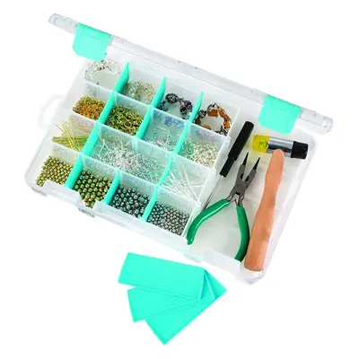 ArtBin Tarnish Inhibitor Solutions Box Compartments-10.75"X7.375"X1.75" Translucent