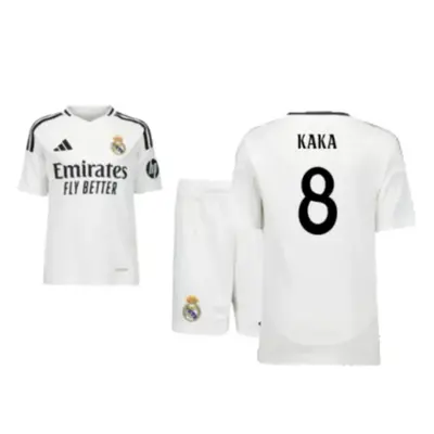 (XLB) Real Madrid Home Youth Kit (Kaka 8)