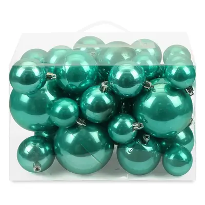 AMS 40ct Christmas Ball Plated Ornaments Tree Collection for Holiday Wedding Party Decoration40c