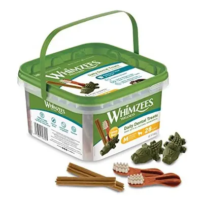 By Wellness Variety Box, Mixed Shapes, Natural and Grain-Free Dog Chews, Dog Dental Sticks for M