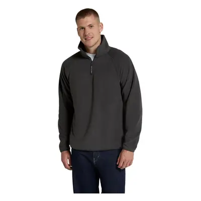 (S, Dark Grey) Animal Mens Stockholm Half Zip Fleece Top