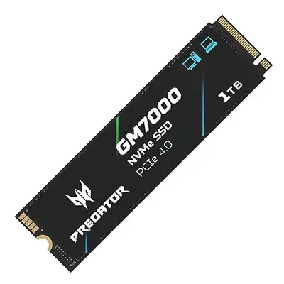 acer Predator GM7000 1TB Internal SSD: M.2 PCIe NVMe Gen4x4 with DRAM Cache, Up to MB/s Read, In