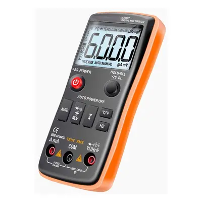 (Orange) LCD Handheld Digital Multimeter