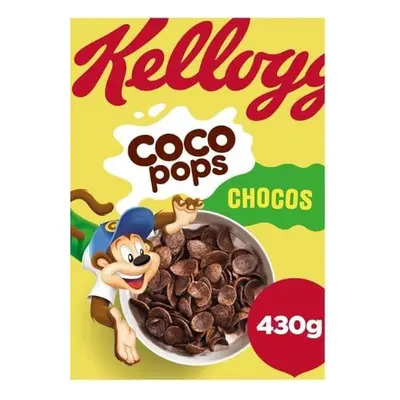 (Pack Of 18) Kelloggs Coco Pops Chocos Breakfast Cereal 430g