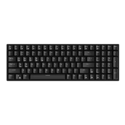 (Black, Blue Switch) Bluetooth 2.4G Wired Mechanical Gaming Keyboard Keys Three Mode With Hot Sw