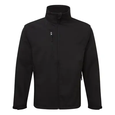 (Large) Fort Selkirk Waterproof Softshell Work Jacket Black (Sizes XS-XXXL)