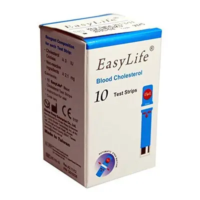 EasyLife Cholesterol Test Strips (10 Pcs/vial)