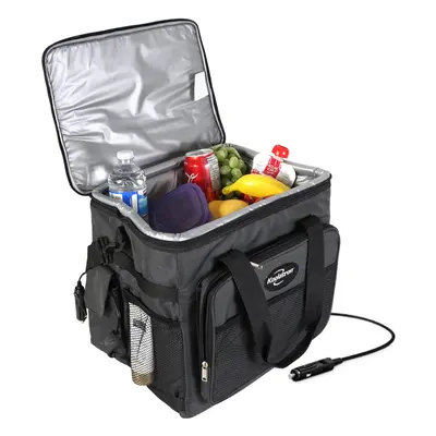 Koolatron Electric Cool Box 25L Cooler Box Portable Cool Bag Grey