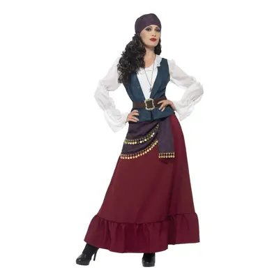 (XL, Multicoloured) Smiffys Womens/Ladies Deluxe Buccaneer Beauty Pirate Costume Set