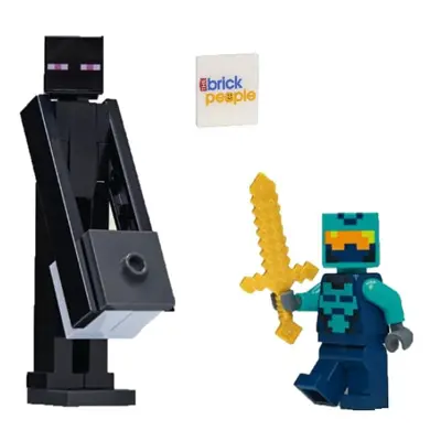 LEGO Minecraft: Enderman Minifigure with Nether Hero Combo Pack