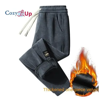 (grey, 7XL) Cozy Up Corduroy Casual Pants For Men With Loose Leg Ties, Autumn And Winter Oversiz