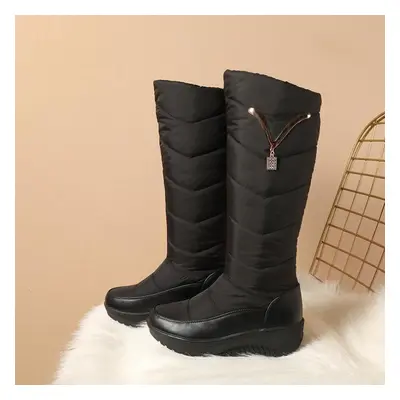 (black, 44) Q/women&apos;s Snow Boots Are Essential For Winter Outings. Large Size Down Cotton B