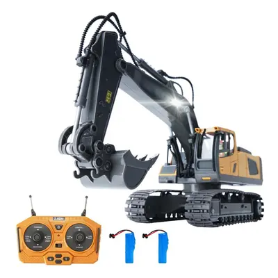 (black, RC Excavator) Rc Excavator 1/20 2.4ghz 11ch Rc Construction Truck Engineering Vehicles E