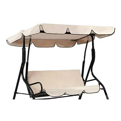 (light beige, 249*185*18cm) Waterproof Outdoor Top Canopy,oxford Cloth Top Cover For Garden Pati