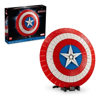 LEGO Marvel Captain Americas Shield Model Kit for Adults Collec