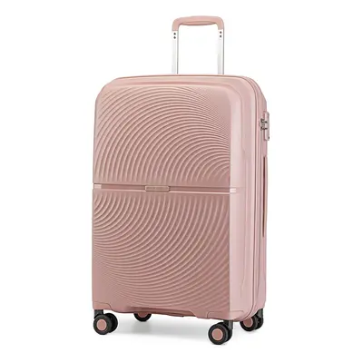 (24 inch) Nude Color 14/20/24/28 Inch PP Hard Shell Suitcase