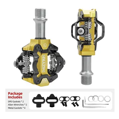 (MZ-152 gold) Bike Pedal Ultralight Aluminum Sealed Bearings Road Bmx Mtb SPD Pedals