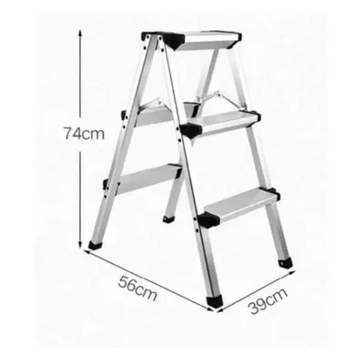 (3) aluminium step ladder double sided