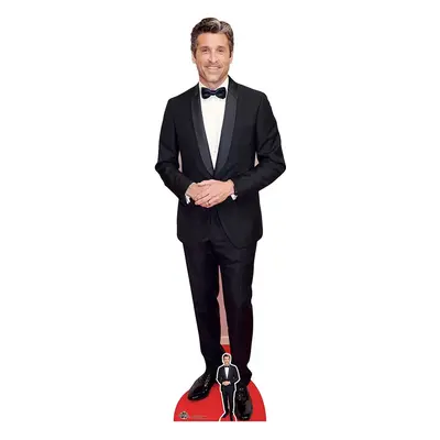 Star Cutouts Ltd CS907 Star Life Size Cardboard Cutout l Patrick Dempsey Smart Suit l Real Birth