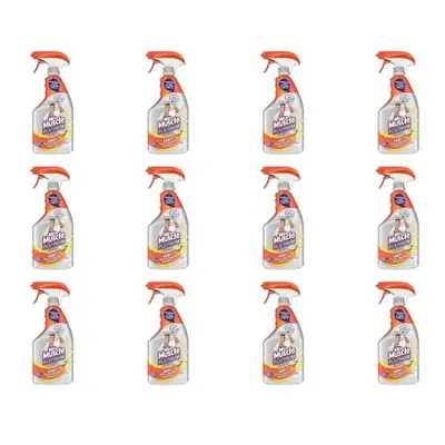 Mr Muscle Kitchen Cleaner Citrus Platinum Antibacterial Kitchen Spray, 750ml (Pack of 12)