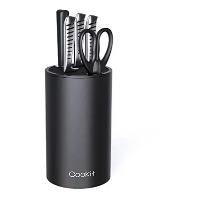 Knife Block without Knives, Cookit Universal Round Knife Block Only, Detachable Knife Holder for